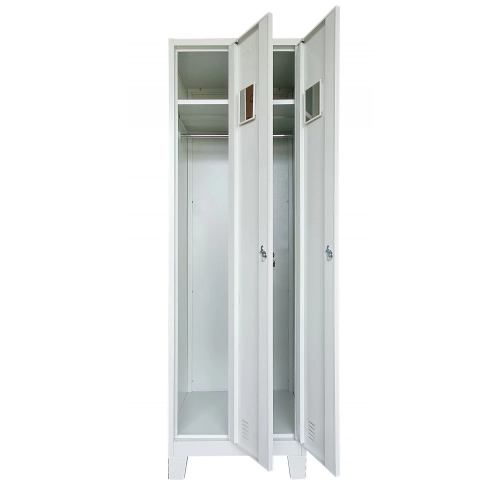 Vestiar metalic 2 usi cu picioare, 60x45x180cm